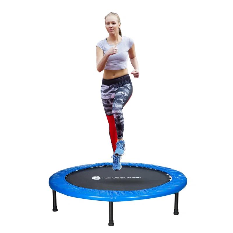 New Bounce New Bounce Mini Trampoline - Foldable Trampoline for Children and Adults - Holds Up to 220 Lbs