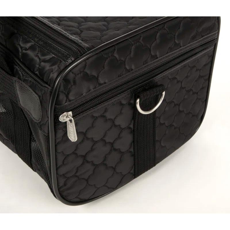 Sherpa Original Deluxe Travel Pet Carrier, Airline Approved & Guaranteed On Board - Black Lattice