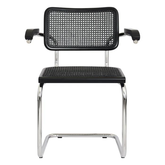 Breuer Chair Company Marcel Breuer Cesca Cane Cantilever Dining Armchair Arm Chair