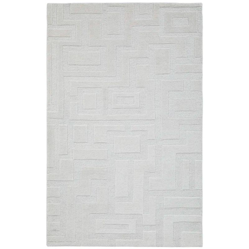 AllModern Helaine Hand Tufted Wool Indoor Rug