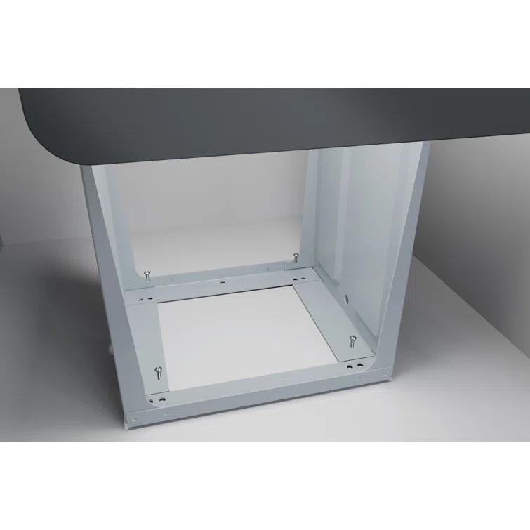 Hailo USA Inc. Plastic Manual Lift Multi-Compartments Trash & Recycling Bin