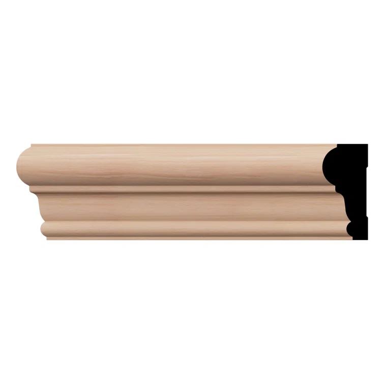 Ekena Millwork WM392 1"D x 2 3/8"W x 96"L Solid Wood Stain Chair Rail Molding