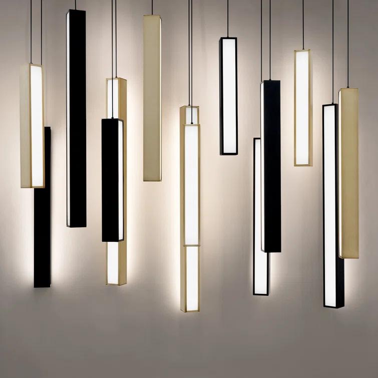 Modern Forms Chaos 14 - Light Matte Black LED Cluster Pendant