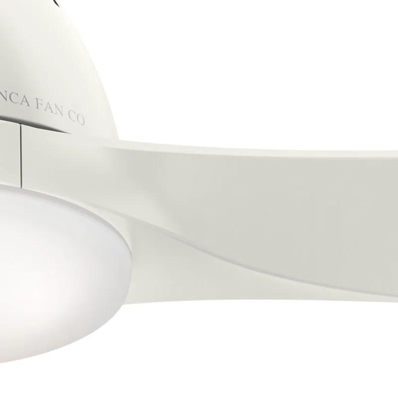 Casablanca Fan 52" Wisp 3 - Blade LED Standard Ceiling Fan with Remote Control and Light Kit Included