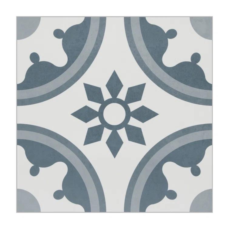 Sunwings 9'' x 9'' x 4mm SPC Peel & Stick Floor Tile Luxury Vinyl Flooring