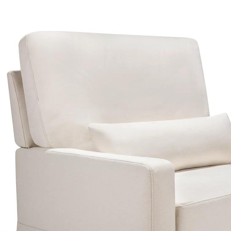 Crawford Pillowback Chair and a Half Upholstered Swivel Glider