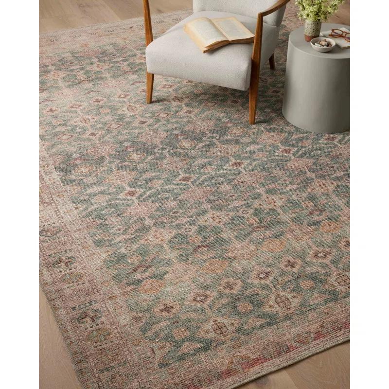 Angela Rose x Loloi Angela Rose x Loloi Aubrey Aqua / Sand Area Rug