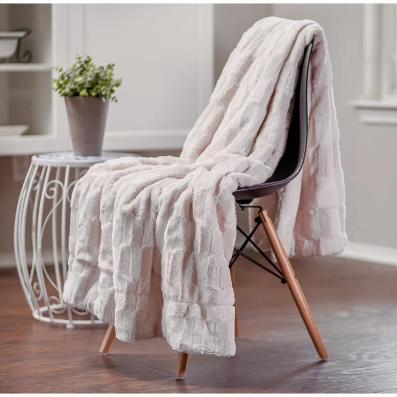 Chanasya Faux Fur Throw