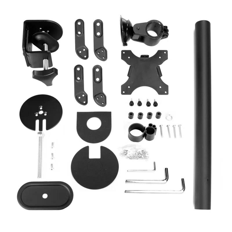 Mount-it Mount-It Monitor Mount & TV Desk Mount | Heavy-Duty Height & Tilt Adjustable Monitor Stand | Black