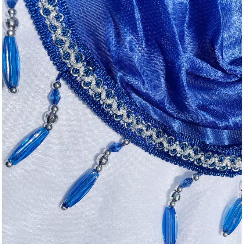 Red Barrel Studio® Embroidery Sheer Curtain 2 Panels Set Luxury Window Curtain Attached Valance With Satin Backing And 2 Tie Backs