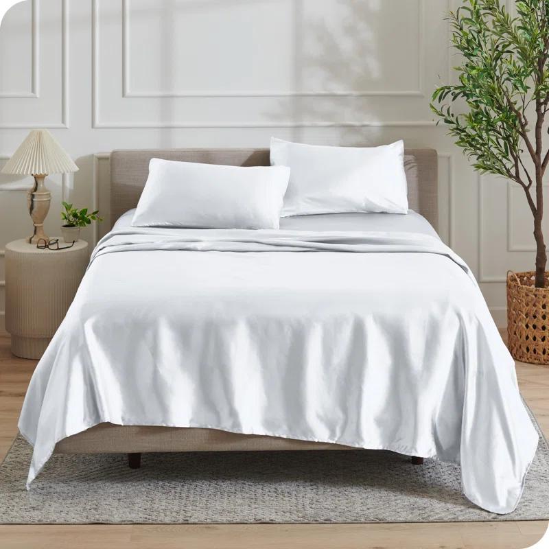 Bare Home Satin Sheet Set