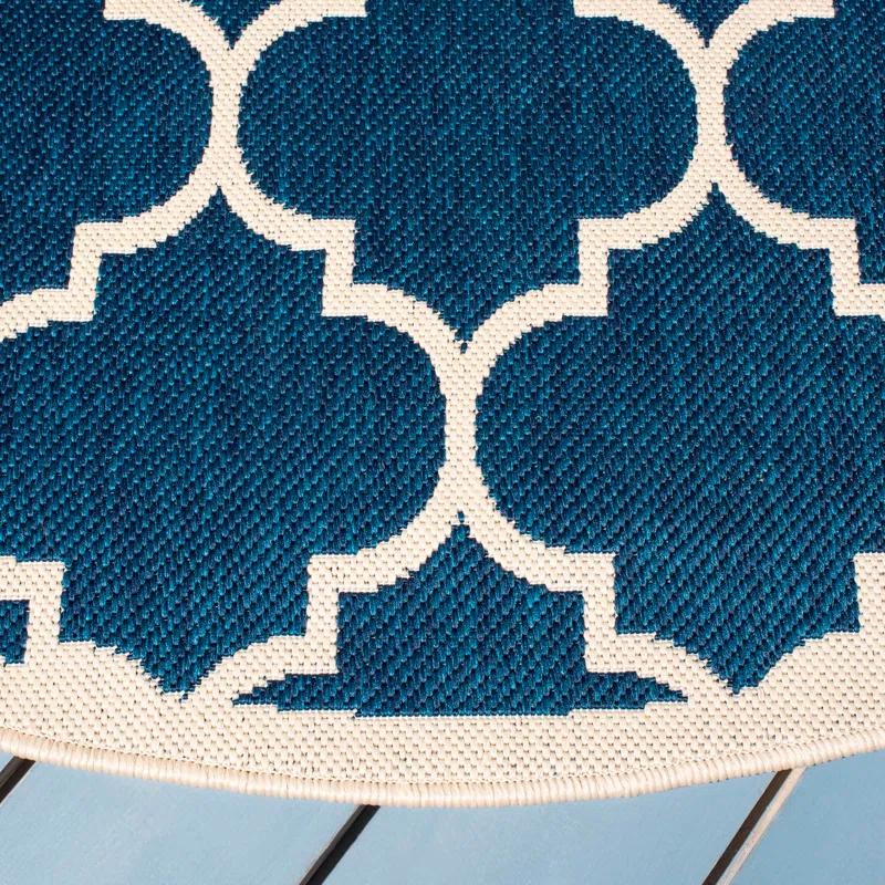 Courtyard Performance Geometric Rug