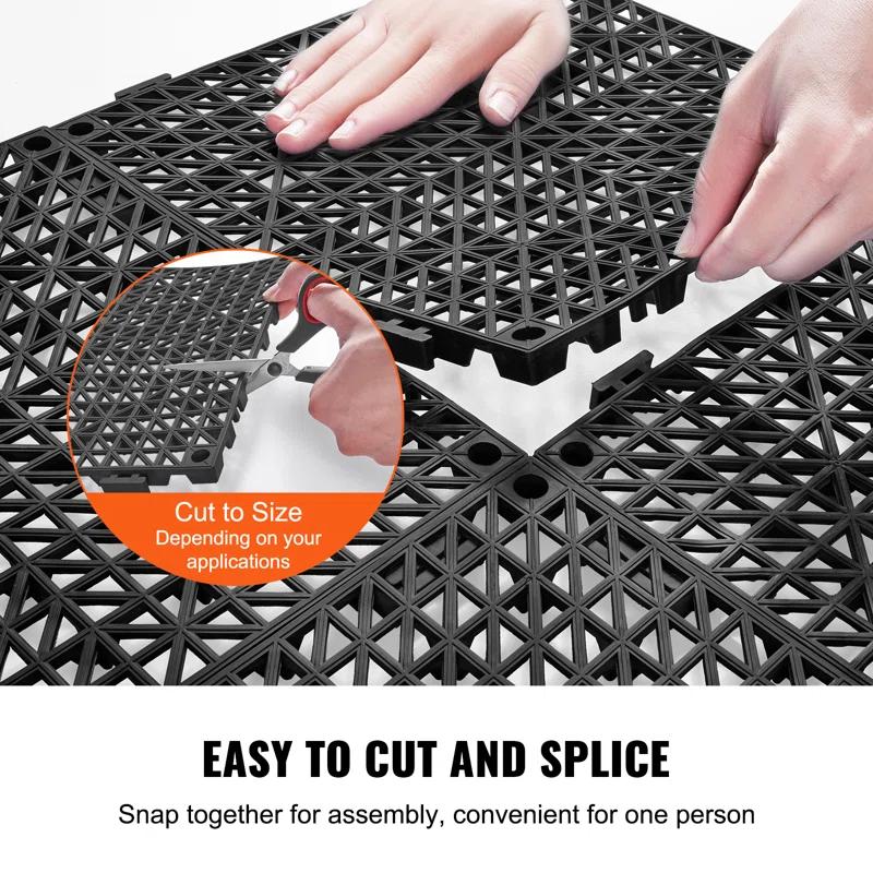 VEVOR 12" x 12" Outdoor Deck Tiles (Set of 12)