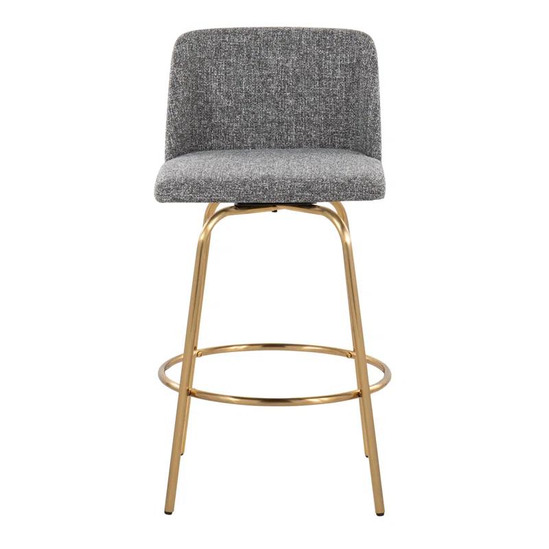 LumiSource Toriano Swivel 26" Counter Stool | Wayfair