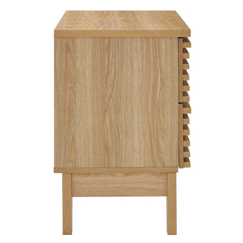 Modway Modway Render Two-Drawer Mid-Century Modern Nightstand