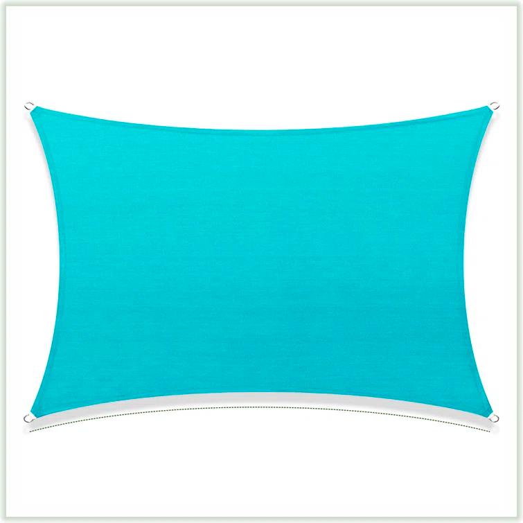 ColourTree Colourtree Sun Shade Sail Rectangle Canopy Fabric Cloth Screen, Water Permeable & UV Block UPF50