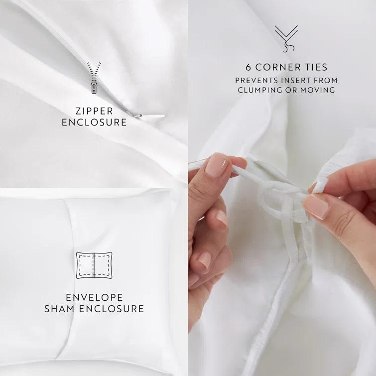 Becky Cameron Vintage Washed Long-Staple Sateen Cotton Duvet Cover Set