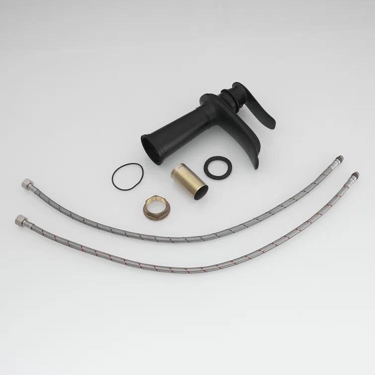 Greenspring Waterfall Single Hole Single Handle Bathroom Vanity Sink Faucet GBF6046B2