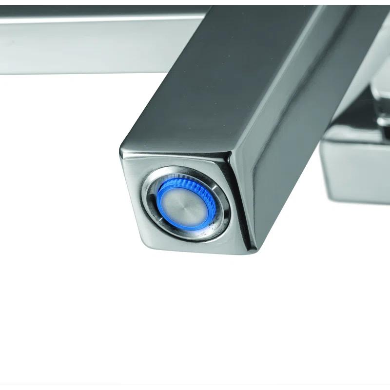 WarmlyYours TW-MT-10PS-HP Metropolitan Electric Wall-mounted Towel Warmer, Polished, 10 Bars, Dual Connection