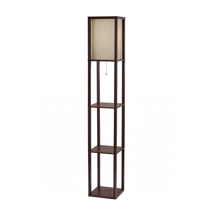 ZeaZu 63'' Column Floor Lamp with Outlet