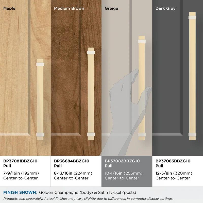 Amerock Overton 10-1/16 inch (256mm) Center-to-Center