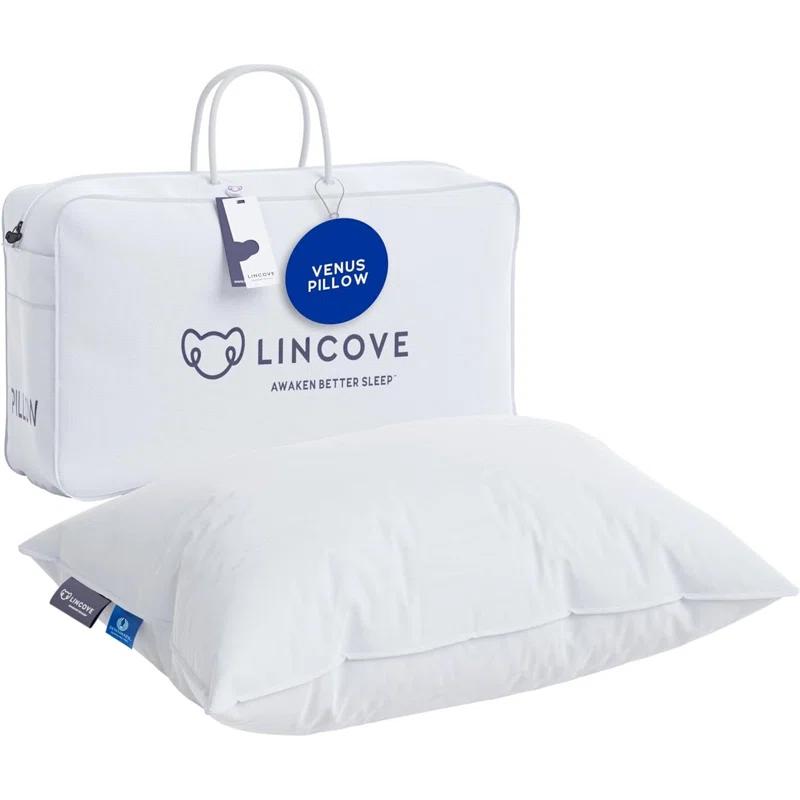 Lincove® Lincove European Down Venus Pillow - German Down, 600 Fill Power - Made in Canada