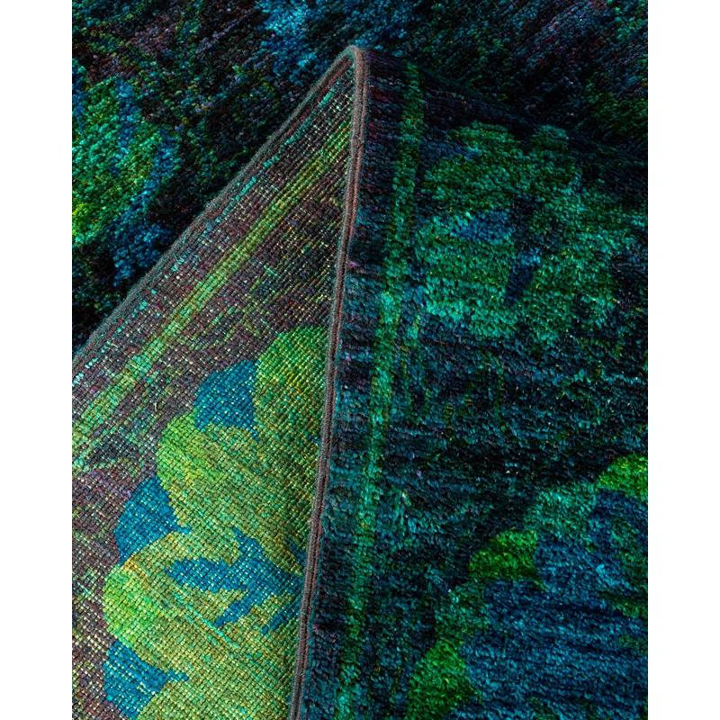 The Twillery Co.® Haydon Hand Knotted Wool Contemporary Red Area Rug 6' 1" x 8' 10"