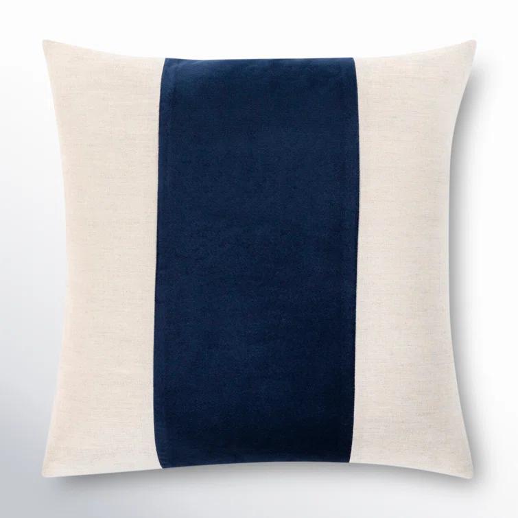Kat Striped Cotton Throw Pillow