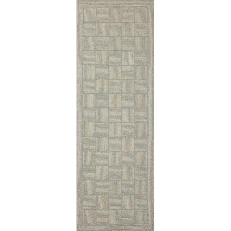 Chris Loves Julia x Loloi Francis Collection FRA-03 Silver / Sky, Contemporary  Area Rug