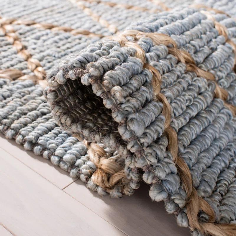 Sand & Stable™ Phippsburg Geometric Handwoven Natural/Blue Area Rug