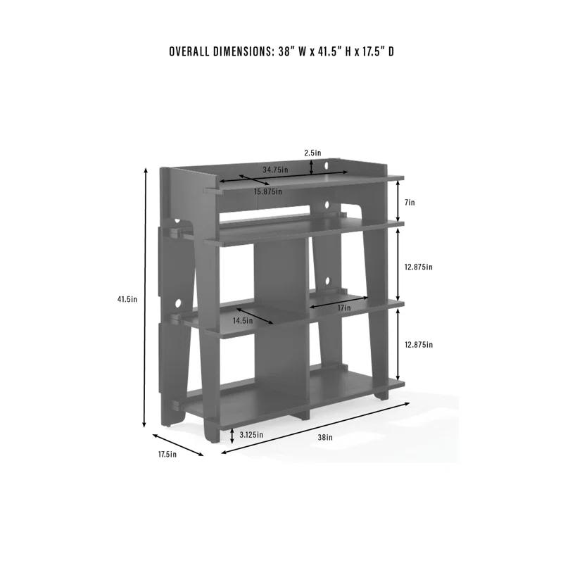 Crosley Electronics Soho 41.5'' H Media Shelves