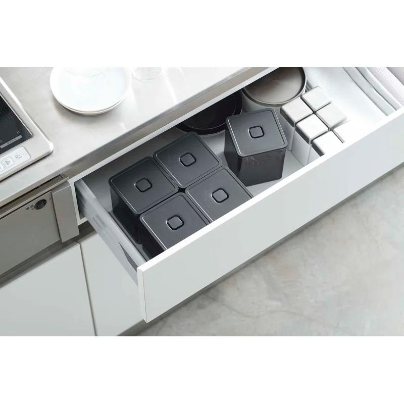 Yamazaki Home Tower Yamazaki Home Airtight Food Storage Container, Tea Leaf, Candy, Coffee, or Condiment Canister