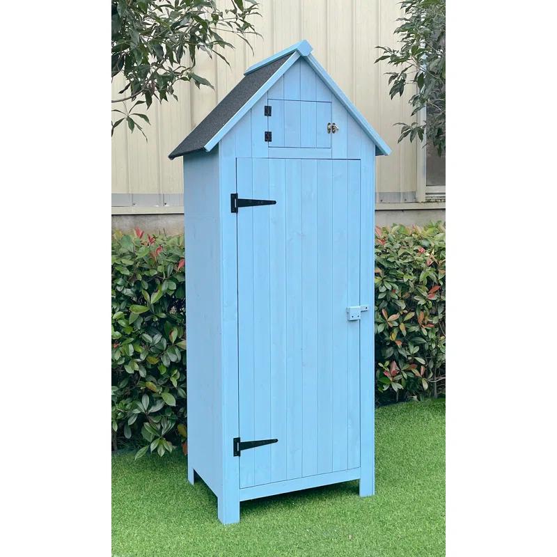 Hanover 2 ft. 5 in. W x 2 ft D Solid Wood Storage Shed