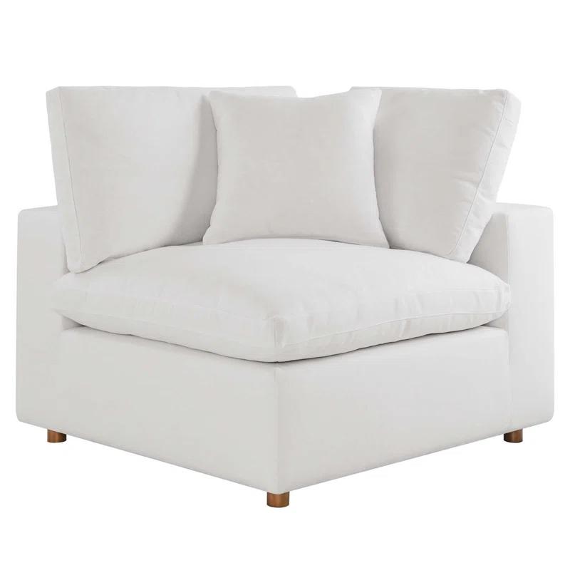Modway Modway Commix Down-Filled Overstuffed Upholstered Sectional Sofa Set, 5 Piece w/Chase