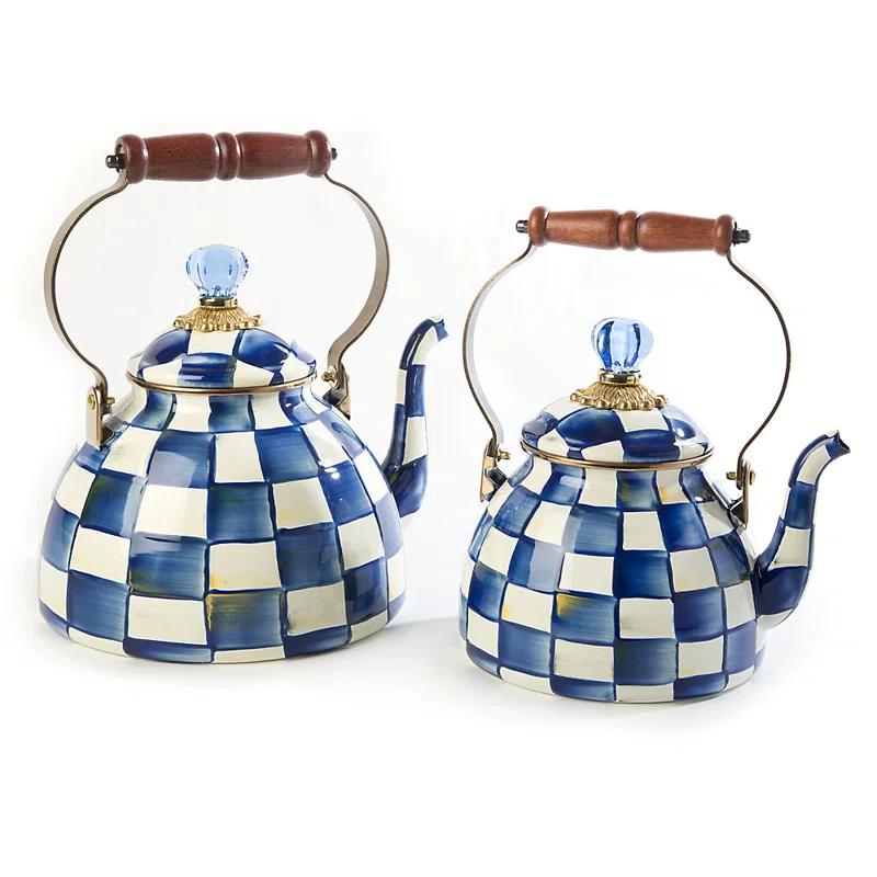 MacKenzie-Childs Royal Check® Tea Kettle