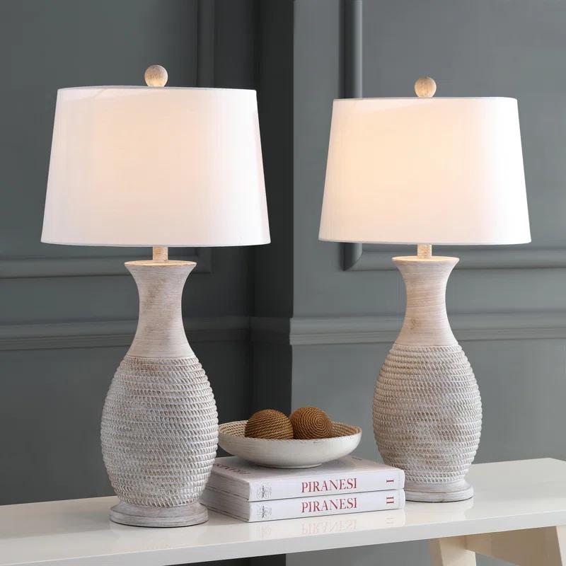 Ophelia & Co. Plath Resin Table Lamp (Set of 2)