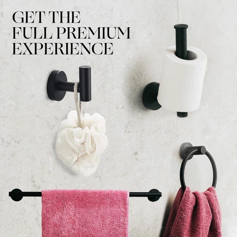 Marmolux Accessories 4 - Piece Bathroom Hardware Set S911-4BK