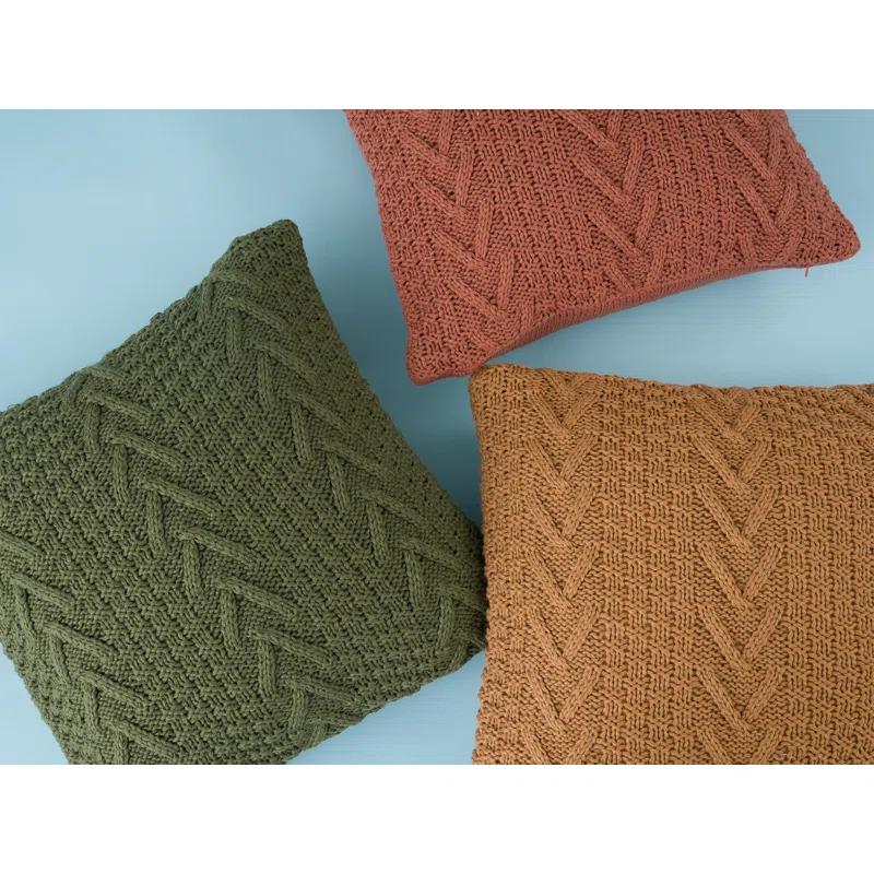 EverGrace Ratree Chunky Reversible Throw Pillow