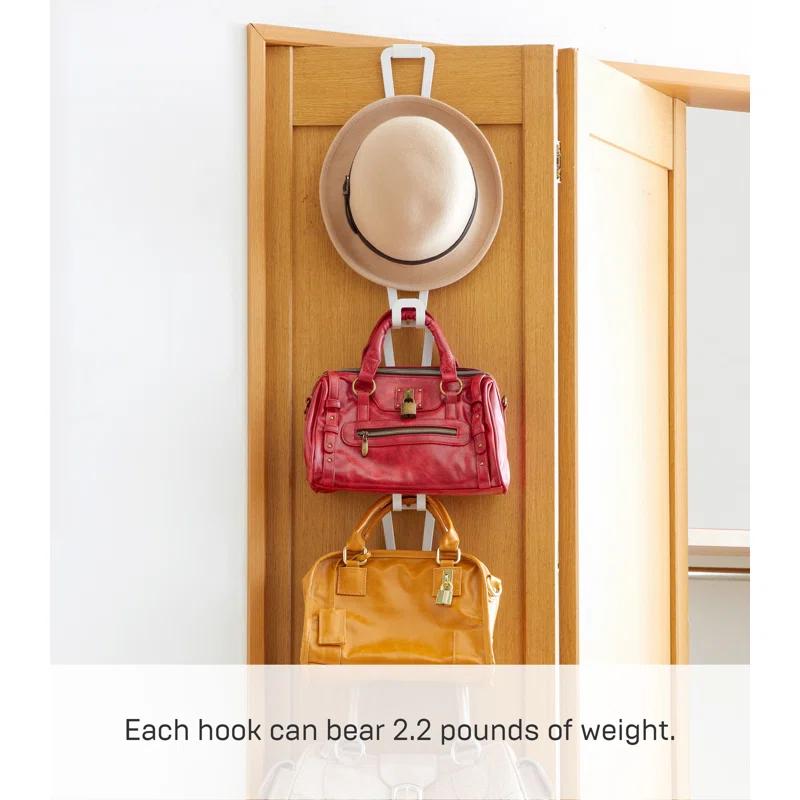 Yamazaki Home Chain Link Bag Holder - Closet Storage Hanging Organizer Rack, Steel