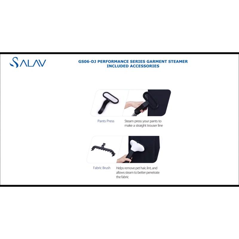SALAV SALAV GS06-DJA Garment Steamer, 1500 Watts, Blush