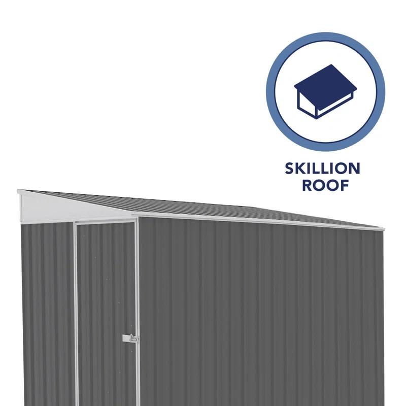 Absco Durango Galvanized Steel Storage Shed