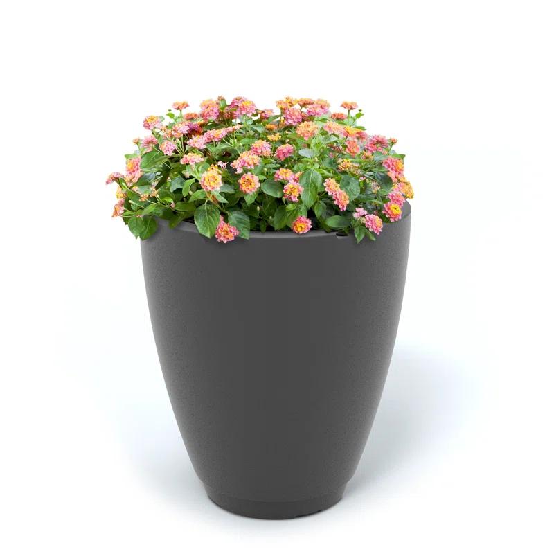 Mayne Inc. Caprio Tall Resin Pot Planter with Water Reservoir