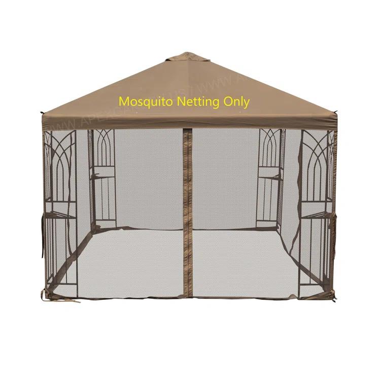 APEX GARDEN Universal 10 ft. x 10 ft. Gazebo Replacement Mosquito Netting