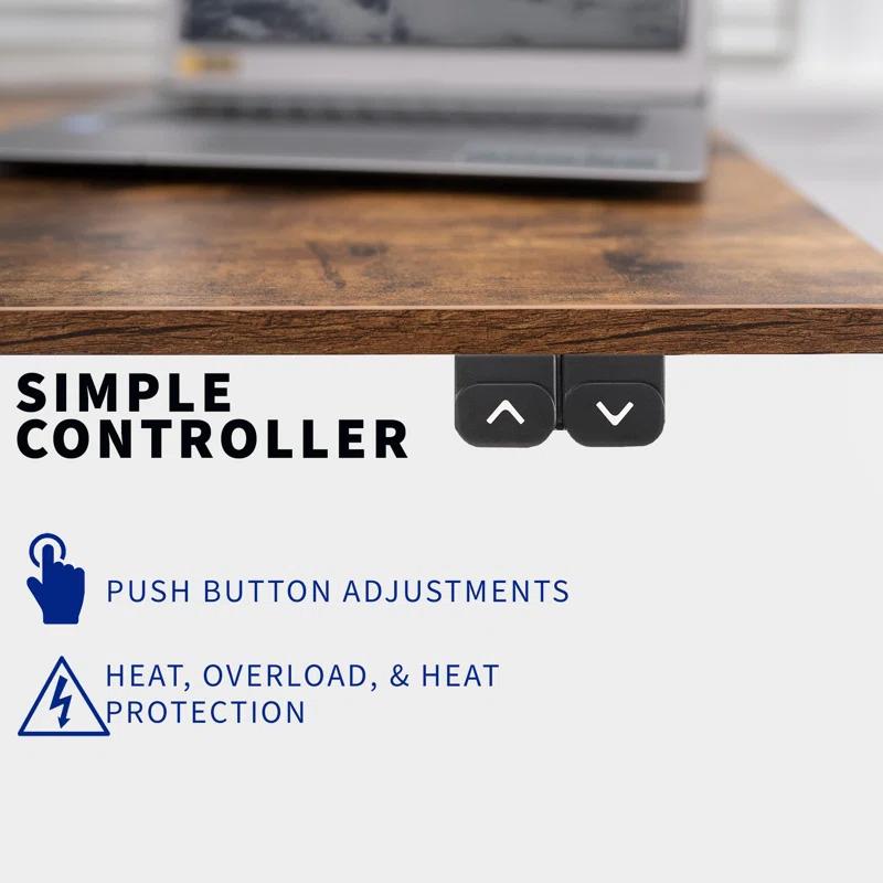 Vivo Vivo Electric 40" x 24" Sit Stand Desk, EP40TB Series