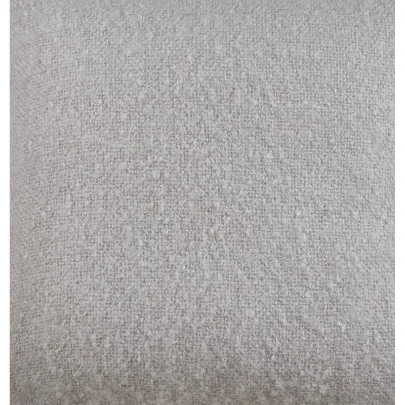 Saro Angora Collection Reversible Throw Pillow
