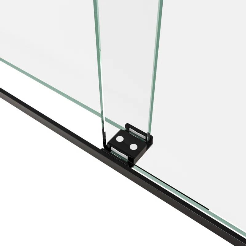 MJ RENOVATION GROUP LLC 13MRG516368RC 56"-60"W x 74"H shower door with high quality stainless steel handle