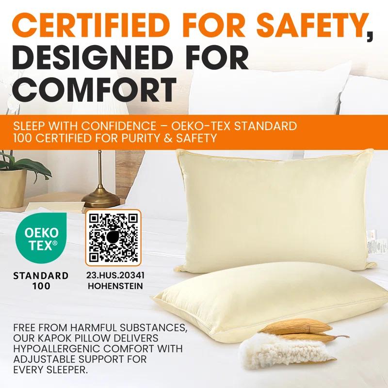 Alwyn Home Bryn Fiber Medium Pillow