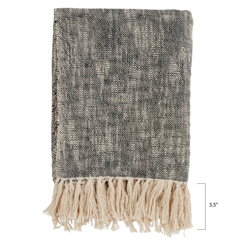 Saro Sevan Collection Hand Woven Throw Blanket