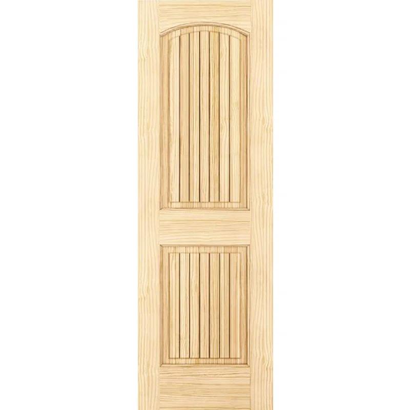 Paneled Solid Wood Unfinished Colonial Standard Door