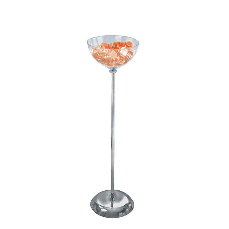 Azar Displays 12" Diameter Single Bowl Floor Display